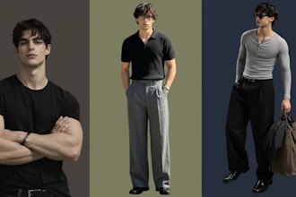 create realistic ai fashion model for jewelry and clothing brand