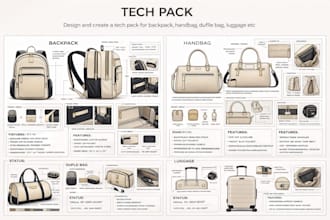 design luxury footwear and detailed techpacks for your brand