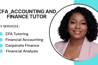tutor cfa, accounting, finance and business studies professionally
