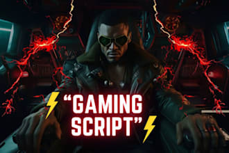 write engaging gaming scripts for youtube and reels