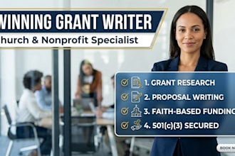do grant research and write winning non profit grant proposals