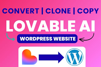 convert lovable ai to wordpress copy lovable website clone lovable ai website