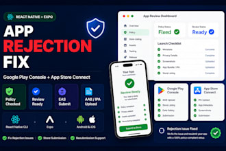 fix react native cli and expo app rejection and publish to app stores