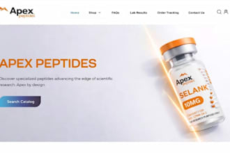 fda compliant peptide website, shopify peptide store, shopify supplement website