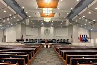 create 2d and 3d church interiorwith rendering and floor plan