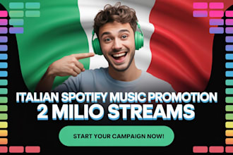 do organic spotify music promotion in italy