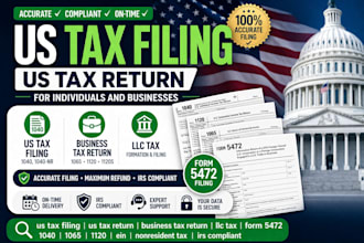 form 5472, us tax filing, us tax return, llc tax business tax return, income tax