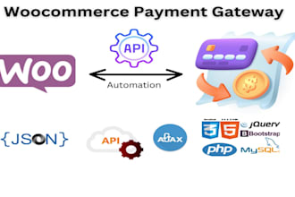 integrate API, stripe, shopify, woocommerce automation and backend