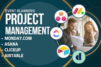 setup and automate your asana, monday com, clickup, trello, and airtable