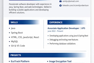 design a professional ats friendly resume and CV