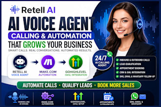 build retell ai voice agent, vapi ai calling agent, ghl voice ai, n8n ai agent