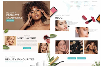 do skincare website beauty website perfume nails spa website make up salon
