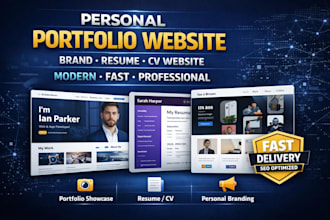 design personal portfolio website brand website resume website hostinger wix