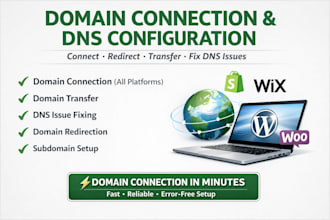 connect a domain to your website in minutes, domain connection, fix dns issue