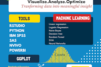 do data annotation and  ml model training and statistical analysis