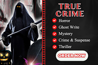 write a true crime story or script for youtube and documentary
