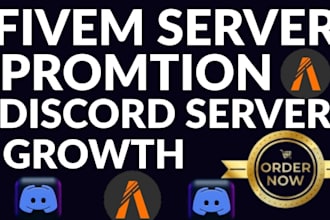 organic server growth, fivem server promotion, discord server growth, gaming