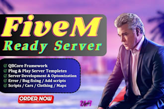 fix fivem server bugs, install scripts, and optimize qbcore or esx server