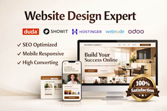 build hostinger odoo showit duda website design redesign hostinger landing page