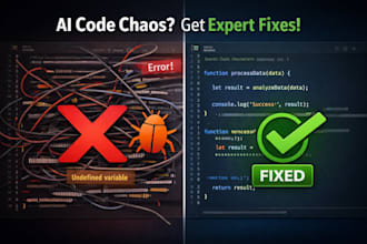 cursor ai rescue, fix ai code, debug, audit, refactor your project