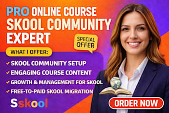 create skool online course content setup skool community and ghl monetization