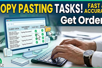 do fast data entry and copy paste tasks