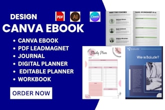 canva ebook canva ebook design lead magnet ebook formatting canva book design