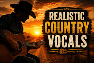 create an emotional realistic ai country song with vocals