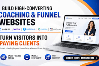 build kajabi podia systeme io kartra clickfunnel  coating personal brand website
