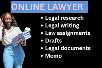expertly provide all legal services and law tasks in oscola, bluebook, apa, mla
