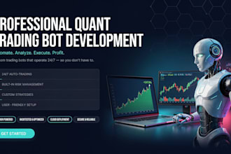 create python trading bots, quant scripts, and automation tools
