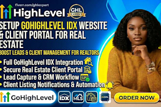 setup gohighlevel idx website gohighlevel client portal for real estate