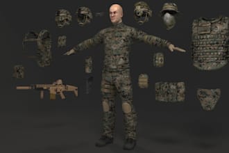 rip 3d model assets and extract character from game or web rig, convert model