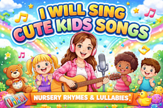 sing produce children nursery rhymes educational song and lullaby