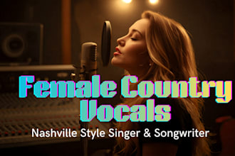 be your female vocalist and singer songwriter