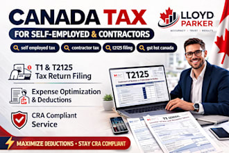 file self employed canada tax return, t1 t2125 cra tax filing gst hst
