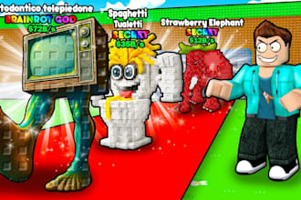 develop a roblox game like steal a brainrot with custom characters brainrot game