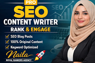 write SEO optimized blog post and artical that rank on google