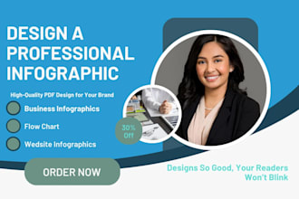 design professional infographic, workflow diagram, and flowchart design