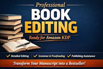 edit and prepare your book for publishing