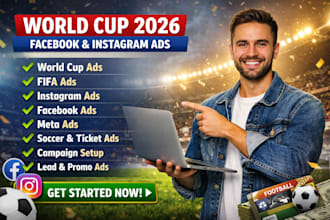 setup world cup 2026 facebook ads campaign inatagram ads fb meta ads marketing