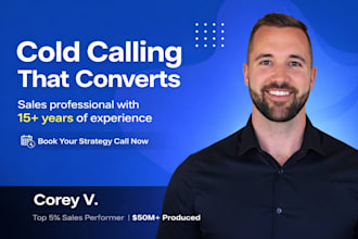 do high converting cold calling and appointment setting
