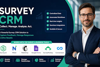 setup survey surveyjs nfield mailchimp google forms surveymonkey connecteam CRM
