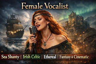 sing sea shanty, irish celtic, ethereal vocals, fantasy and cinematic vocals