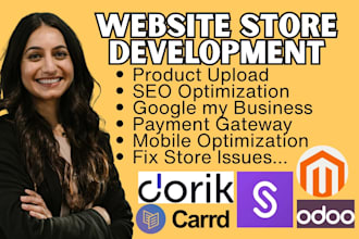 do odoo magento simvoly duda dorik godaddy selz easystore carrd website design