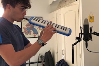 record a melodica part for your song