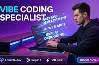 build mvp web and mobile apps with lovable, bolt, replit and ai