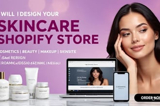 skincare shopify store skincare website beauty website skincare shopify website
