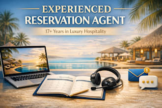 be your professional reservation agent for hotels or vacation rentals