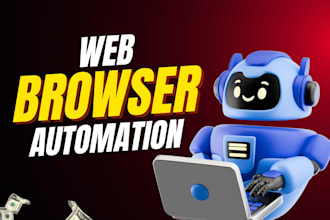 build browser automation scripts, bots using selenium, custom chrome extension